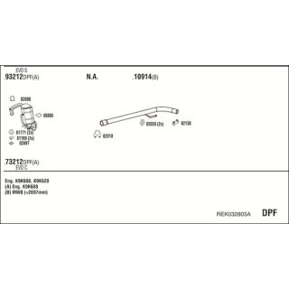 Išmetimo sistema WALKER REK032805A