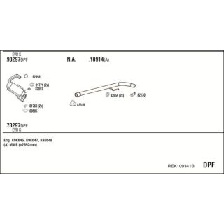 Išmetimo sistema WALKER REK109341B