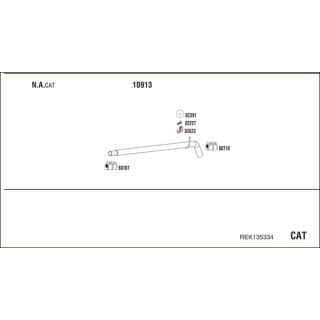 Išmetimo sistema WALKER REK135334
