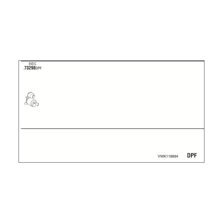 Išmetimo sistema WALKER VWK118894