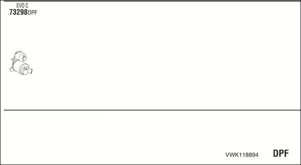 Išmetimo sistema WALKER VWK118894