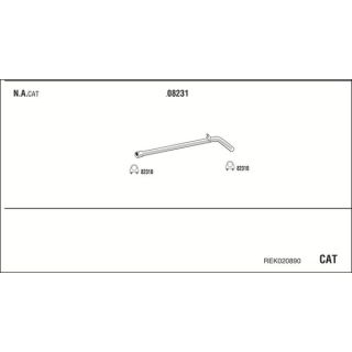 Išmetimo sistema WALKER REK020890
