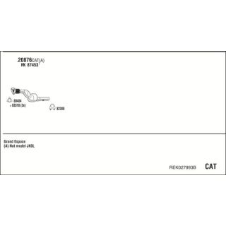 Išmetimo sistema WALKER REK027993B