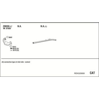 Išmetimo sistema WALKER REK029999