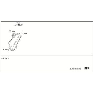 Išmetimo sistema WALKER SMK032820B