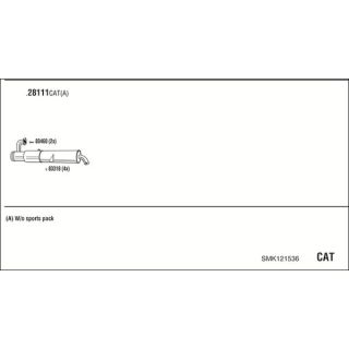 Išmetimo sistema WALKER SMK121536