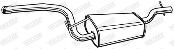 Vidurinis duslintuvas WALKER 71002