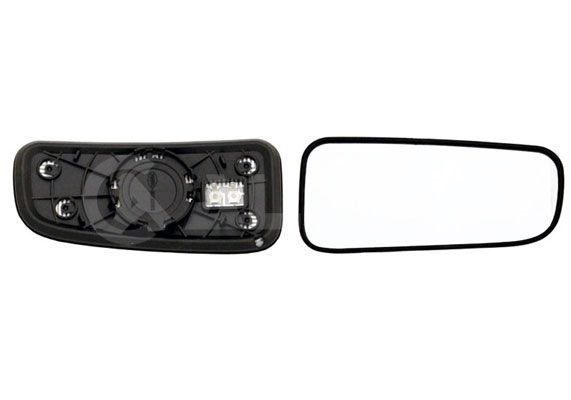 Veidrodėlio stiklas, išorinis veidrodėlis ALKAR 6452689