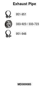 Išleidimo kolektorius FA1 MD000085