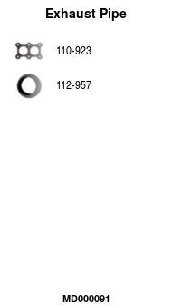 Išleidimo kolektorius FA1 MD000091