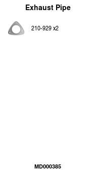 Išleidimo kolektorius FA1 MD000385