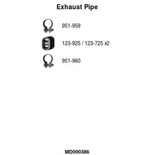 Išleidimo kolektorius FA1 MD000386