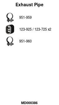 Išleidimo kolektorius FA1 MD000386