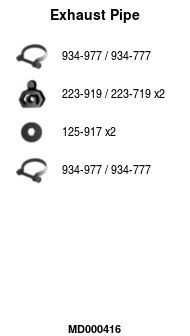 Išleidimo kolektorius FA1 MD000416