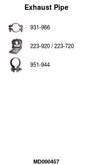 Išleidimo kolektorius FA1 MD000457