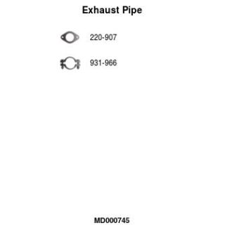 Išleidimo kolektorius FA1 MD000745