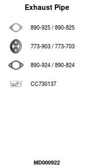 Išleidimo kolektorius FA1 MD000922