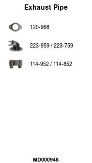 Išleidimo kolektorius FA1 MD000948