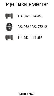 Išleidimo kolektorius FA1 MD000949