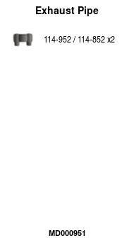 Išleidimo kolektorius FA1 MD000951