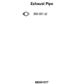 Išleidimo kolektorius FA1 MD001077