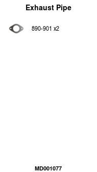 Išleidimo kolektorius FA1 MD001077