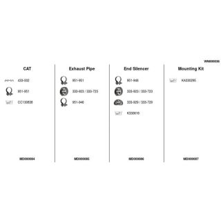 Išmetimo sistema FA1 WN000036