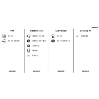 Išmetimo sistema FA1 WN000164