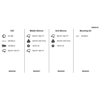 Išmetimo sistema FA1 WN000199