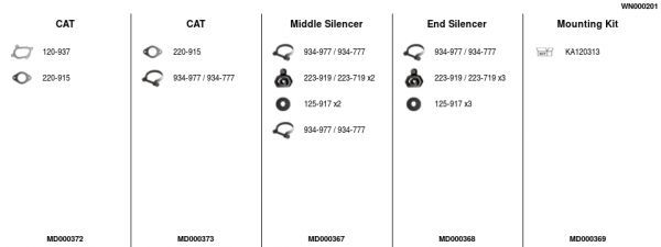 Išmetimo sistema FA1 WN000201