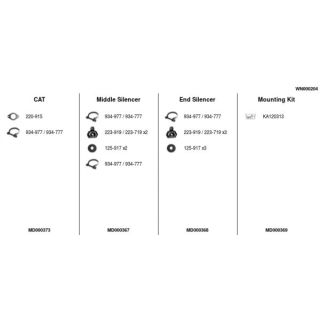 Išmetimo sistema FA1 WN000204