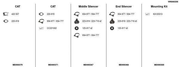 Išmetimo sistema FA1 WN000208