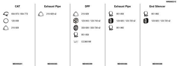Išmetimo sistema FA1 WN000215