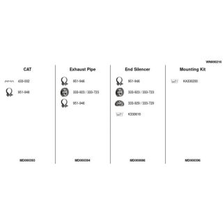 Išmetimo sistema FA1 WN000216