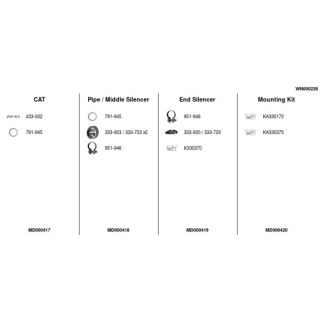 Išmetimo sistema FA1 WN000228