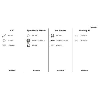 Išmetimo sistema FA1 WN000229