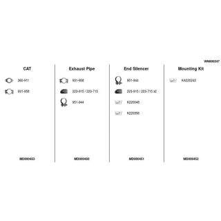 Išmetimo sistema FA1 WN000247