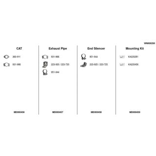 Išmetimo sistema FA1 WN000250