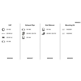 Išmetimo sistema FA1 WN000251