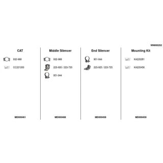 Išmetimo sistema FA1 WN000252