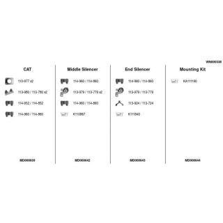 Išmetimo sistema FA1 WN000338