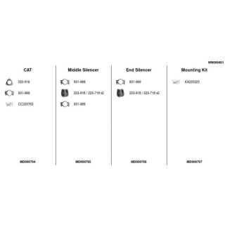 Išmetimo sistema FA1 WN000401