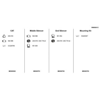 Išmetimo sistema FA1 WN000413