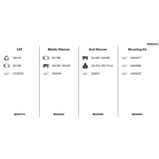 Išmetimo sistema FA1 WN000433