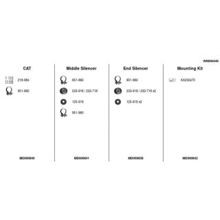 Išmetimo sistema FA1 WN000440