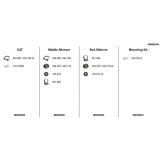 Išmetimo sistema FA1 WN000444