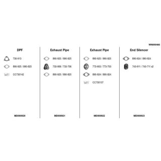 Išmetimo sistema FA1 WN000466