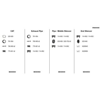 Išmetimo sistema FA1 WN000480