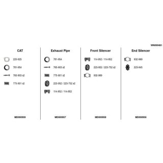 Išmetimo sistema FA1 WN000481