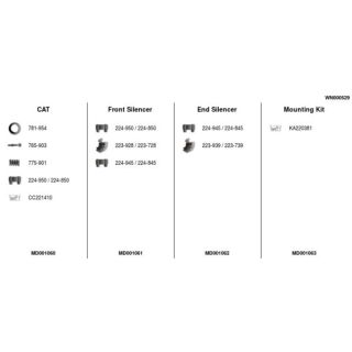 Išmetimo sistema FA1 WN000529